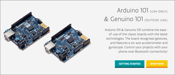 Genuino 101の紹介ページ