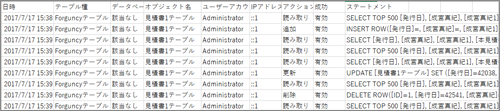 図22 【Excel】監査ログファイルの中身をExcelで開く