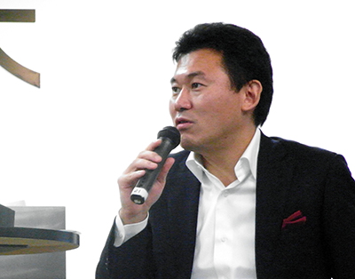 楽天 代表取締役会長兼社長 三木谷浩史氏