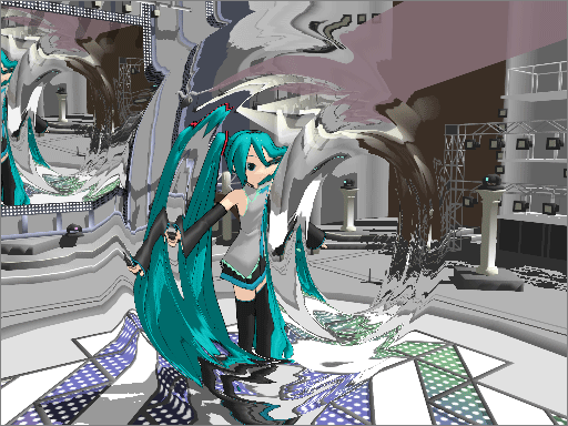 【MMD】お手軽空気遠近更新 / 化身バレッタ ...