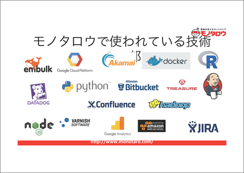 モノタロウで採用している技術