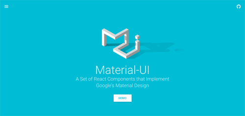図1 Material-UI公式トップ