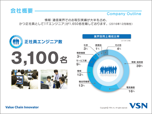 VSN在籍ITエンジニアの概要