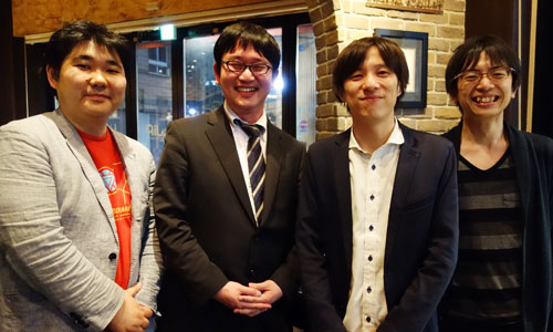 左から高橋陽太郎氏、戸田広氏、伊藤望氏、宮田淳平氏