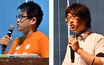 株式会社メルカリ/株式会社ソウゾウ エキスパートエンジニア 上田拓也氏(左)と、株式会社メルカリ/株式会社ソウゾウ エキスパートエンジニア 日高正博氏(右)