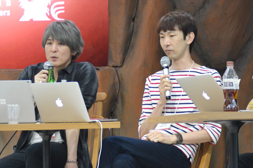 左から、辻伸弘氏、根岸征史氏