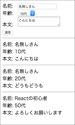 図1 掲示板アプリ