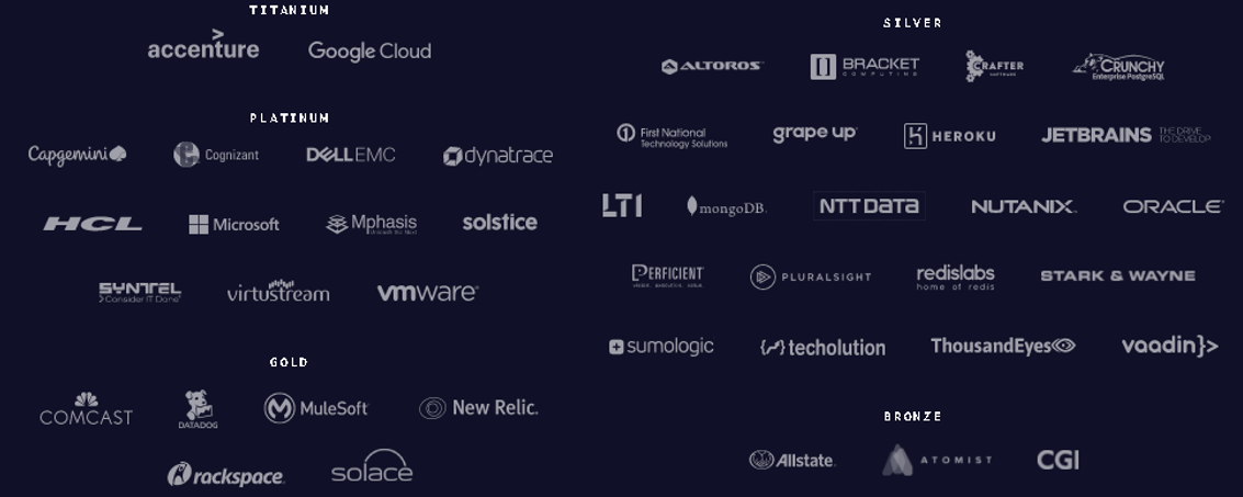 SpringOne Platform 2017のスポンサー