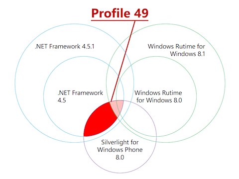 Profile49은 .NET4.5와 SL8에 공통 부분