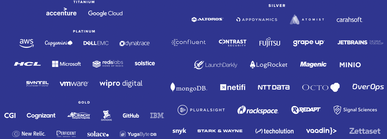 SpringOne Platform 2018のスポンサー企業