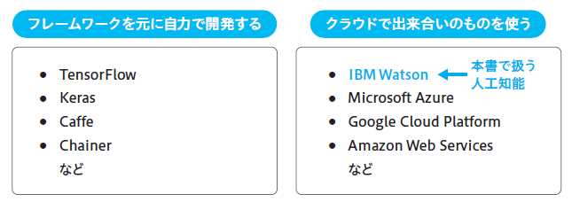 図1.11　人工知能をパッケージングで分類した例