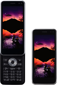 本日発売された「SoftBank 931SH」。全面タッチパネルとなっており、あらかじめウィジェットがプリインストールされている(※プレスリリースより転載)