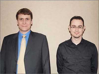 Erwan Paccard氏(左)と、Damien Garbarino氏(右)