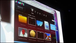 Fiabeeのアプリ。ストレージサービスで、ファイル一覧の確認やプレビューが可能。動画のプレビューはローカルキャッシュが可能で、Web SQLデータベースを活用した高速な絞り込み検索などにも対応