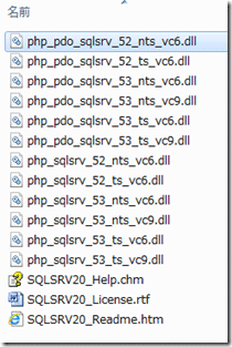 図 : SQLSRV20.EXEに含まれるファイル