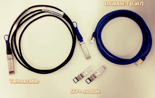 Fig. 1 10 GbE cable and connector module shape