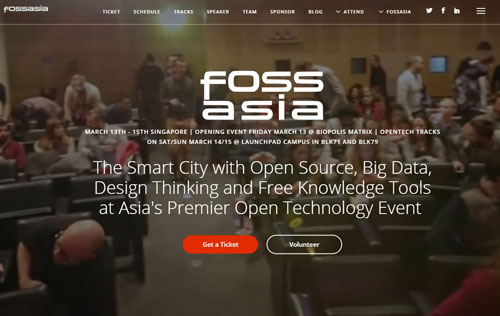 FOSS ASIAのサイト