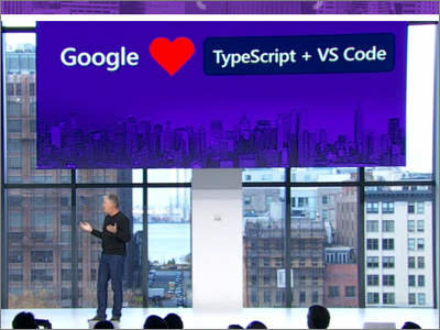 AngularJS 2の開発にTypeScriptが採用されたが、Visual Studio Codeも使われている
