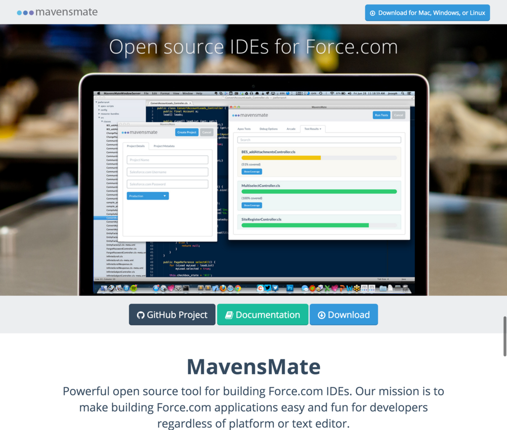MavensMateのサイト