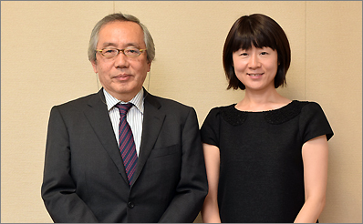 本位田真一氏(左)、河井理穂子氏(右)