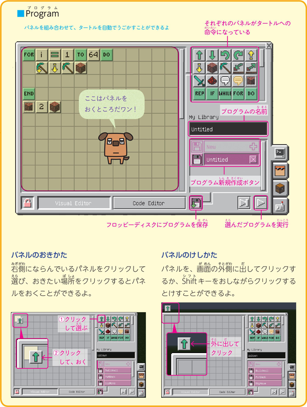 Program操作画面 Program操作画面
